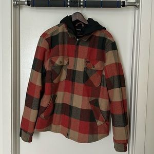 Brixton flannel polyester lined jacket